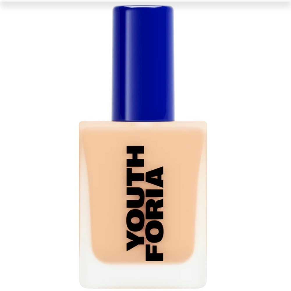 Youth Foria Skin Tint Serum Foundation Shade 180 Light w/ Warm Undertones NIB‎